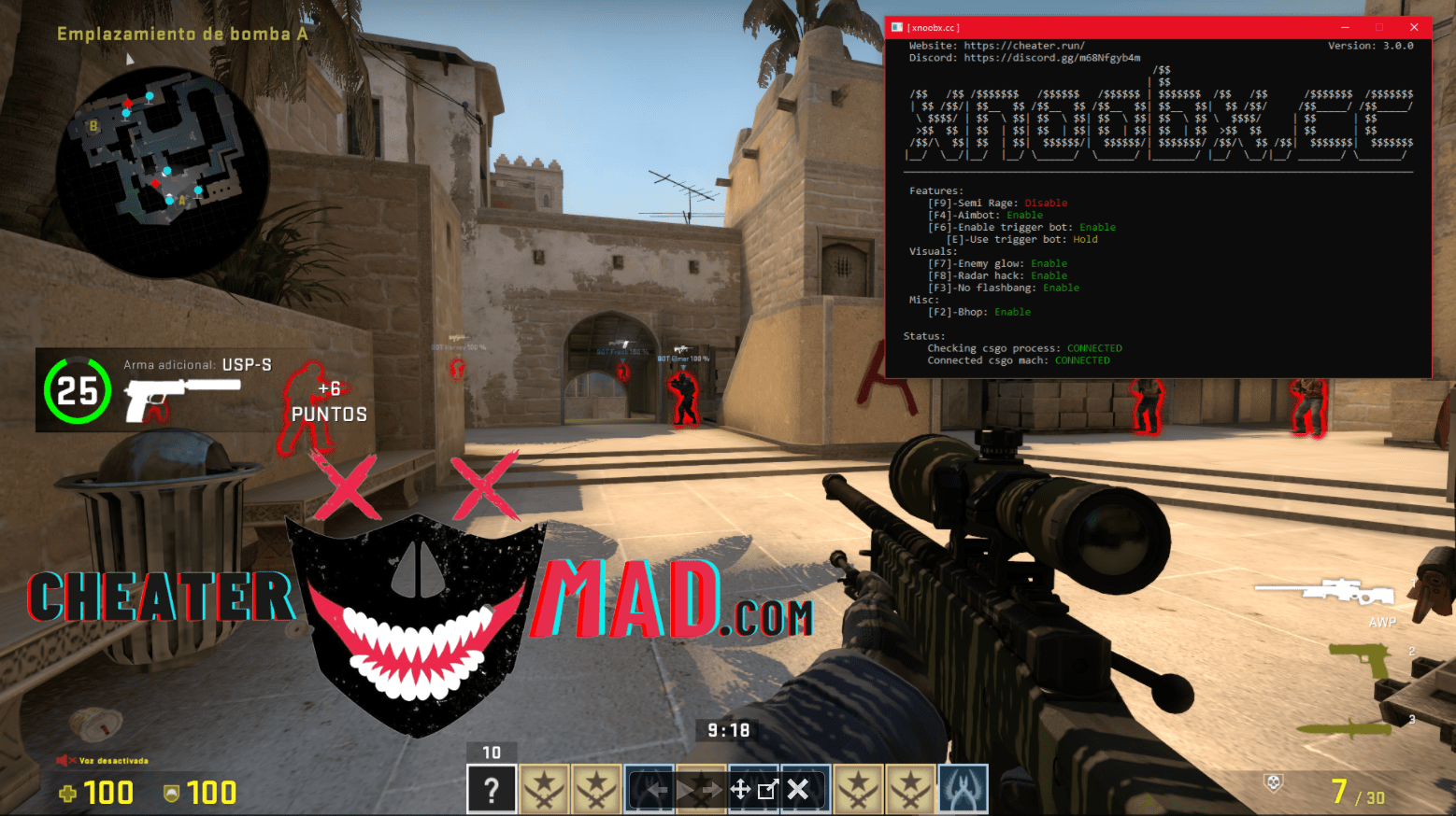 Cs Go External Hack Aimbot Bhop And More Cheatermad Com - roblox bhop discord