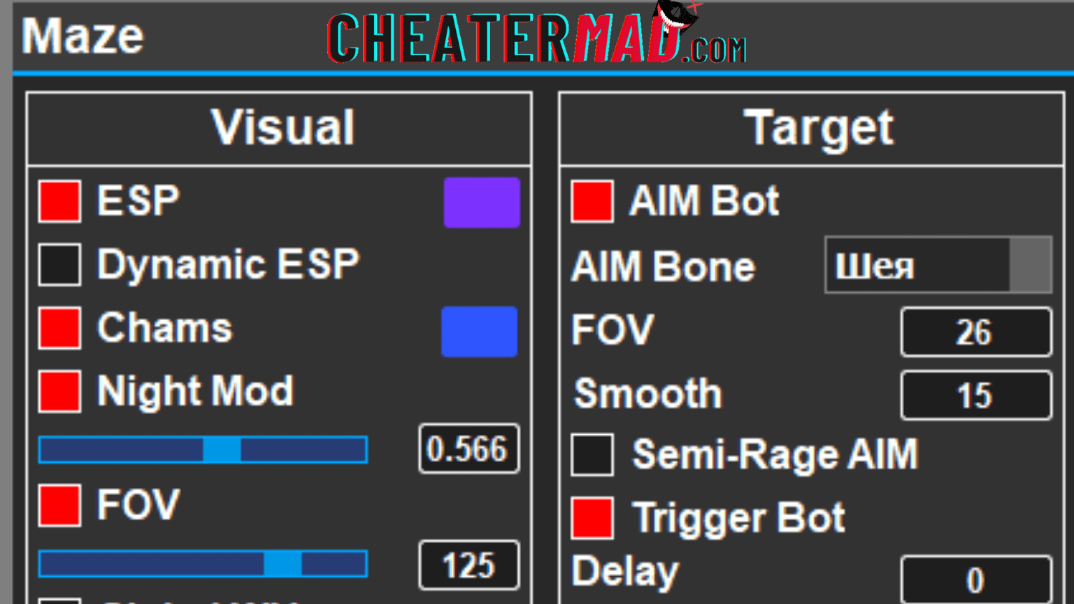 Maze CSGO Cheat AutoUpdate