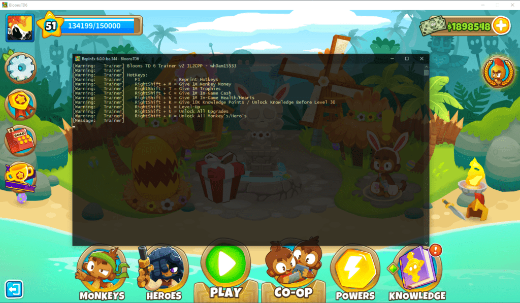 bloon td 6 modded not working