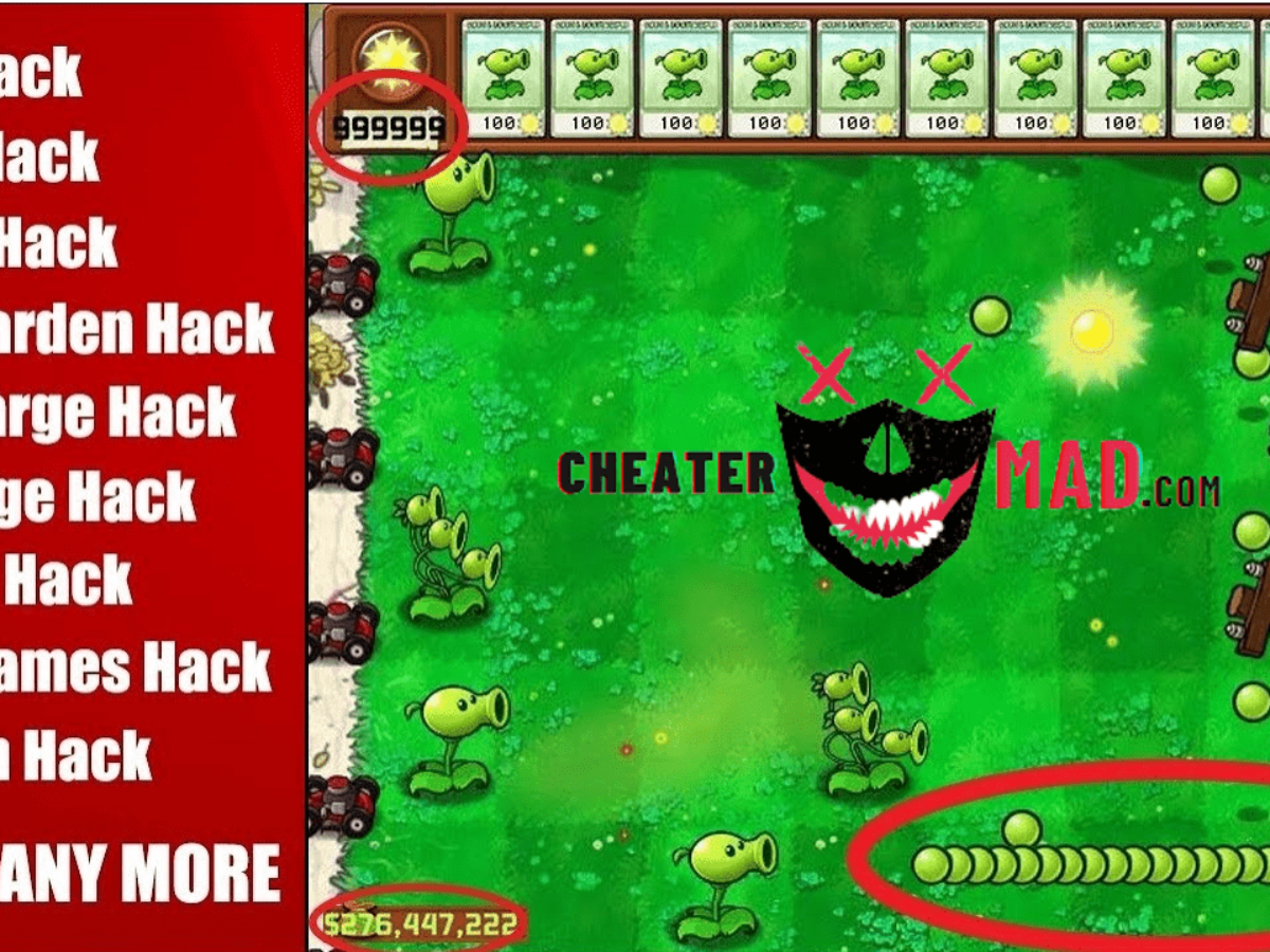 Plants vs Zombies HD Hacked / Cheats - Hacked Online Games