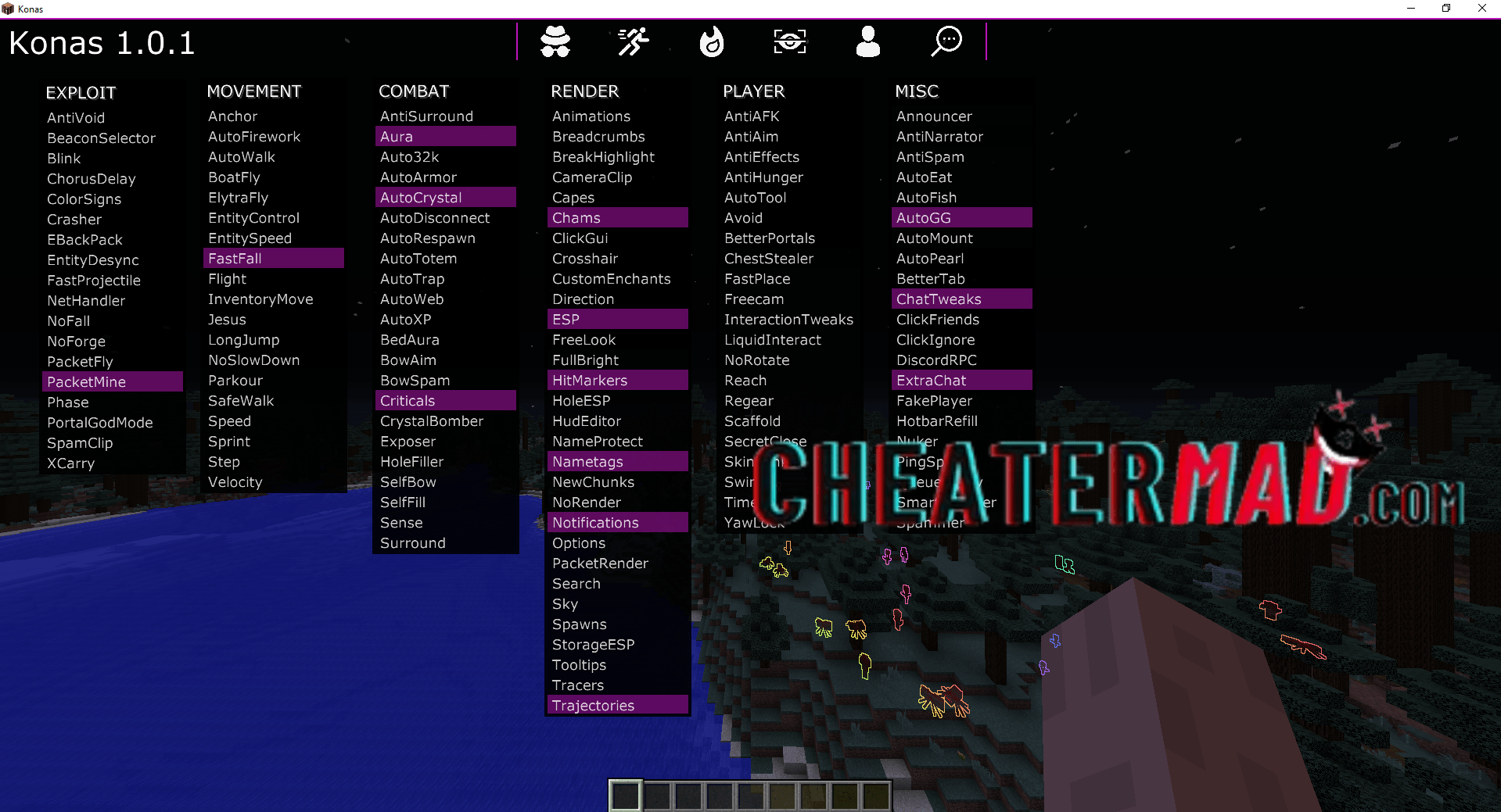 minecraft 1.9 hacked clients