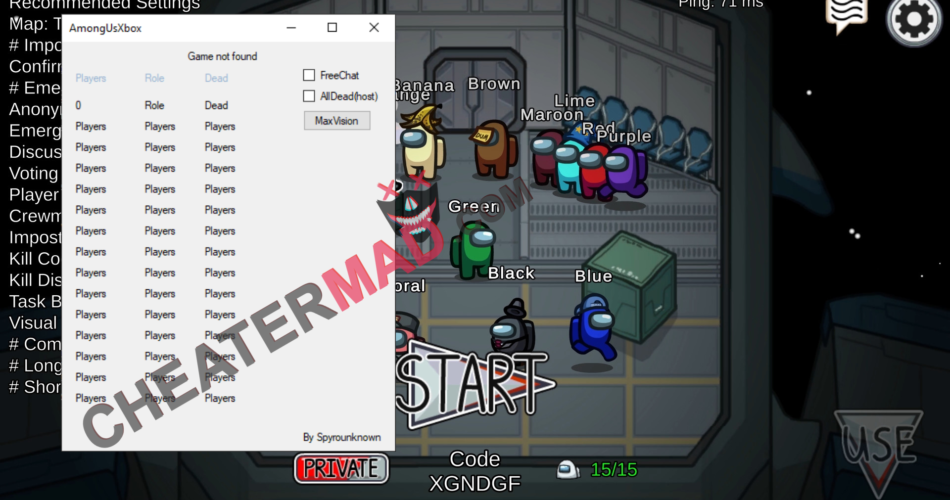 Among Us Xbox Trainer Hack