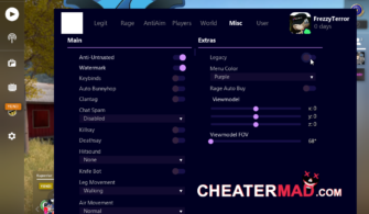 FrezzyHook CSGO Cheat SoftWare – HvH & Legit Features v4
