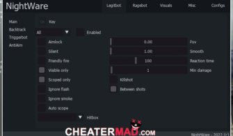 NightWare | Legit and Rage CSGO Hack