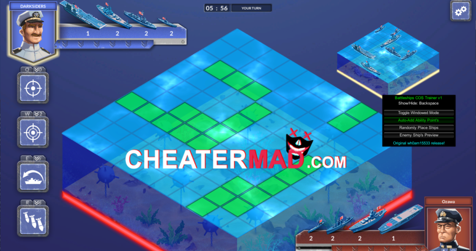 Battleships Commander of Seas Trainer