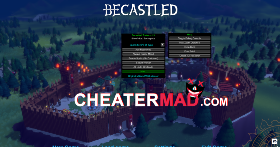 Becastled Trainer Hack