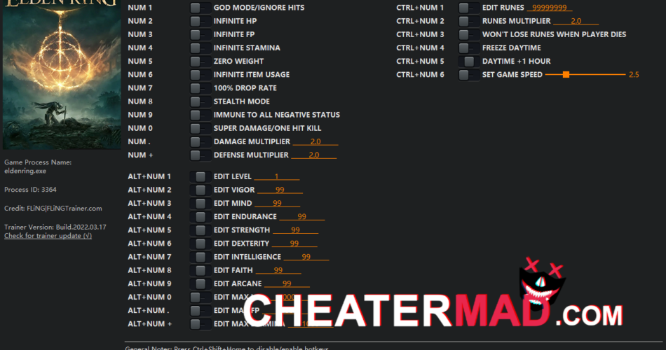 Elden Ring Trainer Cheat