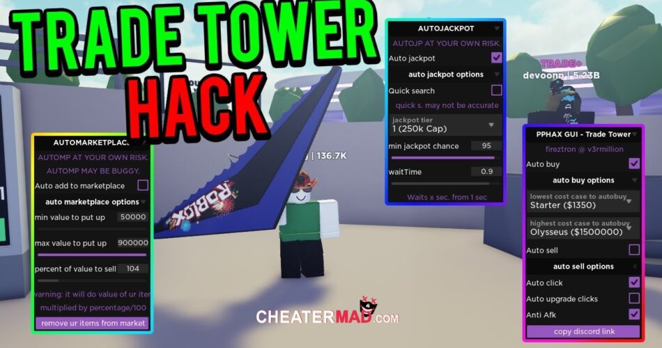 Trade Tower Roblox Hack