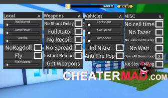 Jailbreak Script Gui | Get Weapons, Full Auto, Fly & More