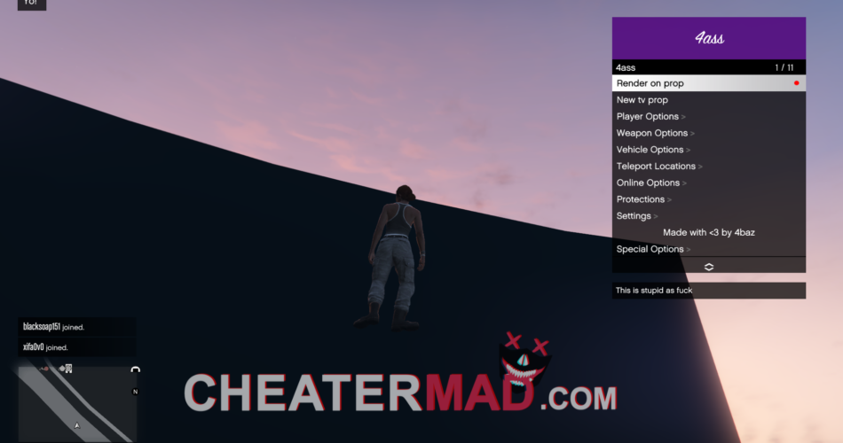 4ASS GTA 5 Mod Menu