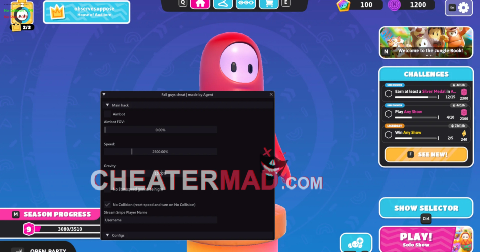 Fall Guys Agent Cheat