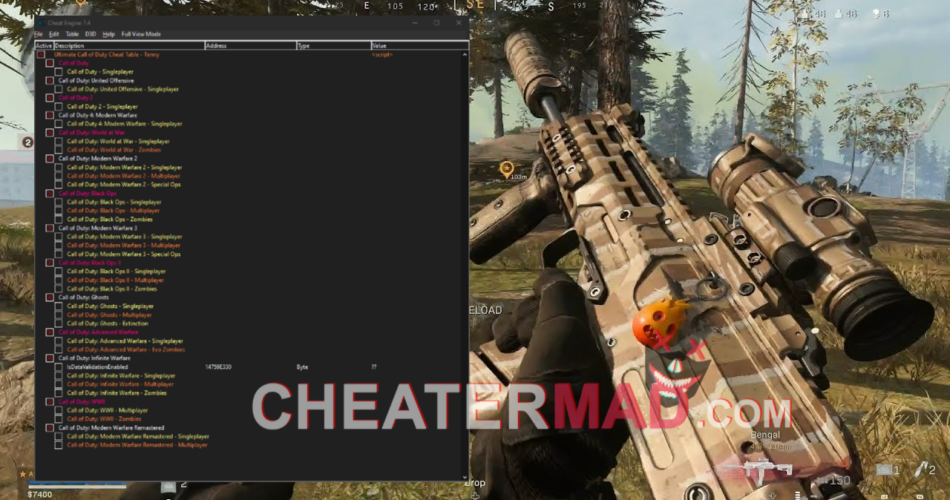 Ultimate Call of Duty Cheat Table