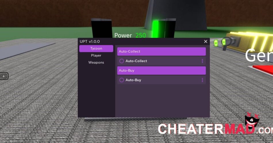 Ultra Power Tycoon Cheat