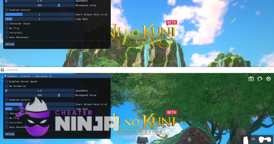 Ni no Kuni Cross Worlds Internal Cheat