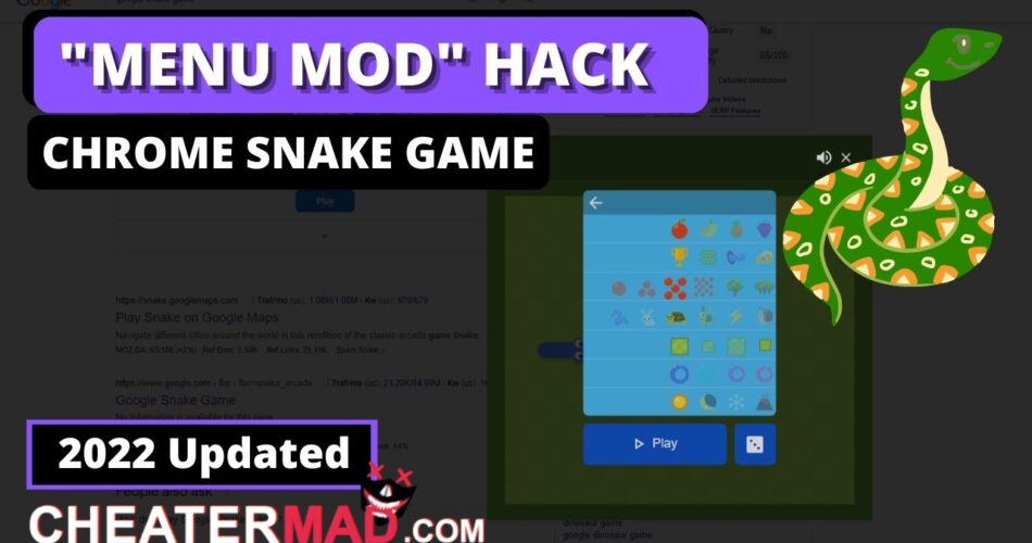 Google Snake Mod Menu