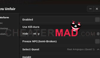Ultra unFair Script Gui | Kill Aura, No Cooldown, And More! -2023