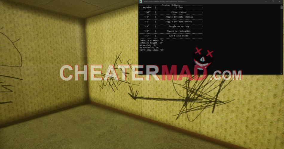 Inside the Backrooms External Hack