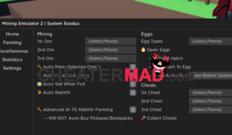 Mining Simulator 2 Exodus Hub Script | Op Autofarm Cheat , And More! -2023