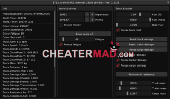 Euro Truck Simulator 2 crankWARE Trainer