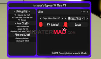OPPOSER VR Script | Roblox Pastebin Cheat-2023