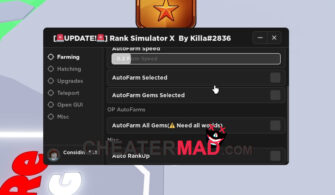 Rank Simulator X Script | Autofarm, Auto Rank Up, Upgrades, And More Cheat -2023