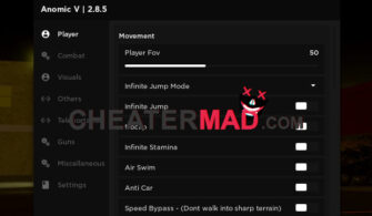 Anomic Script | Esp, Inf Stamina, And More Cheat -2023