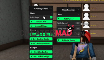 GRUMPY GRAN Script | Roblox Pastebin Cheat -2023