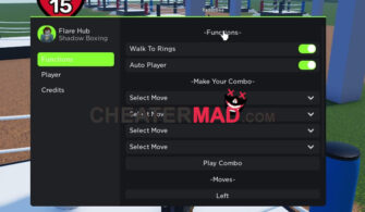 Shadow Boxing Battles Script | Auto Farm, Play Combo (Mobile Flare Gui)