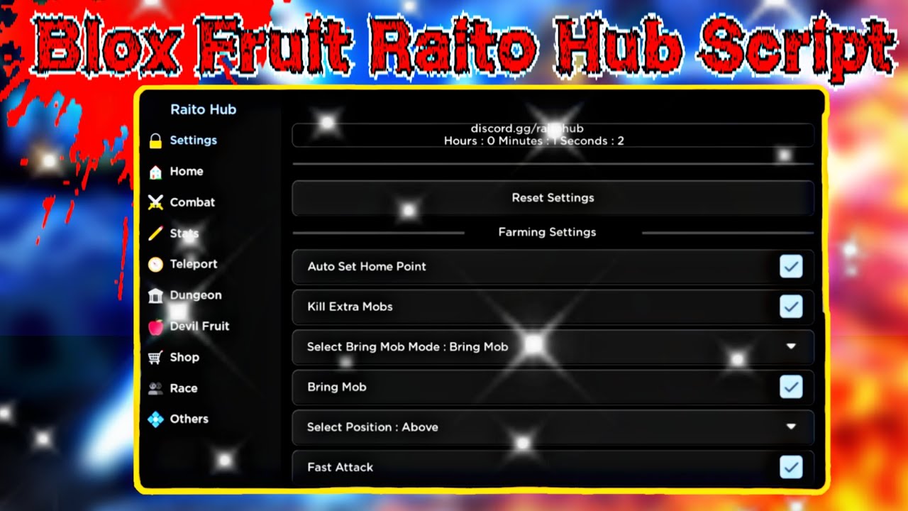 raito hub script blox fruits mobile hack