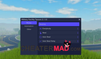 Military Facility Tycoon Script | Free Roblox Cheat – Auto Steal, Auto Upgrade & More 2023