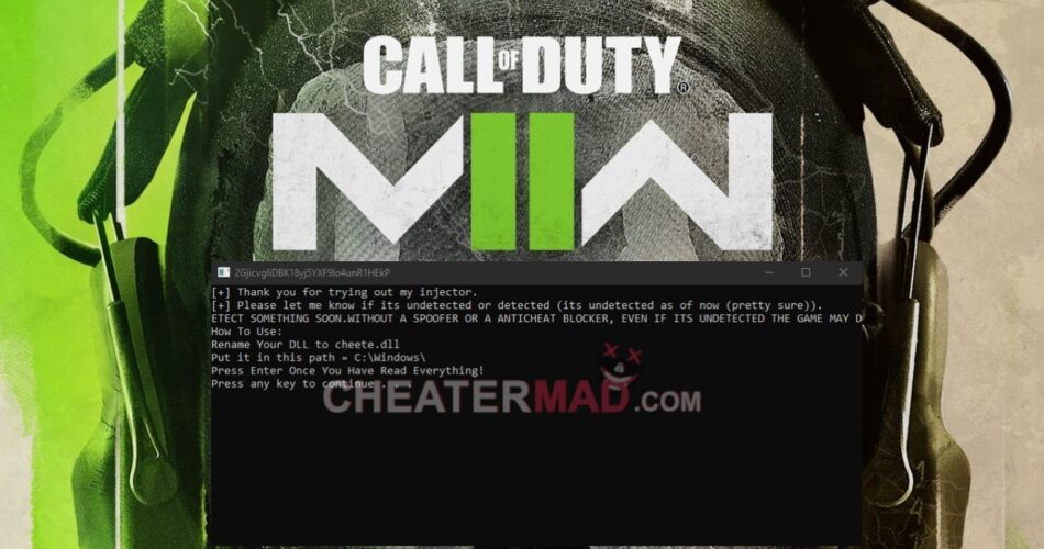 Call of Duty MW2 Injector | UNDETECTED & Working