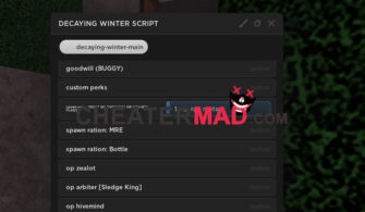 Decaying Winter Script | Inf Stamina, Godwill, Inf Yield & More! (Op Pastebin Cheat 2023)