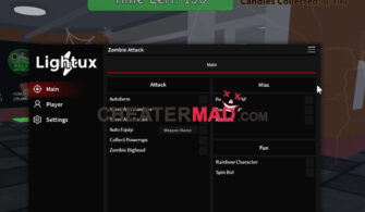 Zombie Attack Lightux Script | Roblox Auto Farm, Silent Aim, Esp and More Hack