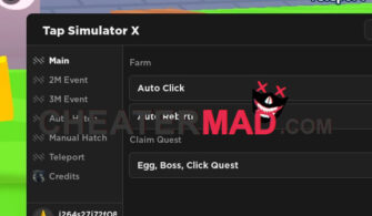 Tap Simulator X Script | Pastebin Roblox Hack 2024