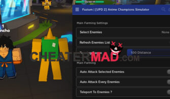 Anime Champions Simulator Fazium Hub Script | Pastebin Autofarm and More Gui!