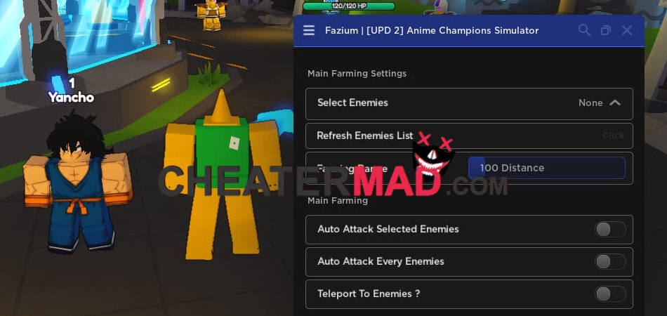 Anime Champions Simulator Fazium Hub Script