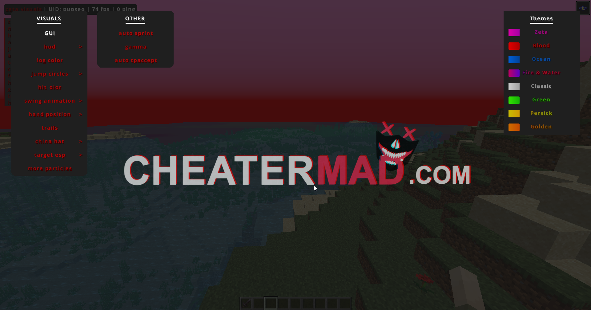 zeta minecraft hacked client