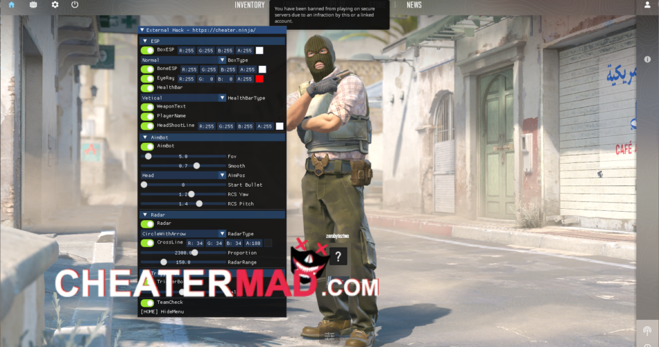 Counter Strike 2 WallHack | CS2 External ESP, Aimbot, Triggerbot & Radar Cheat