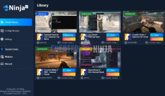 NinjaUI CS2 Cheat Loader | Undetected Internal, External Hacks & More