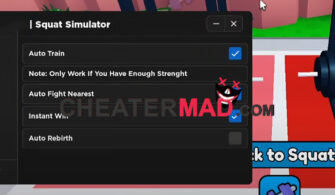 Squat Simulator Script | Op Autofarm and More (Works on Mobile)