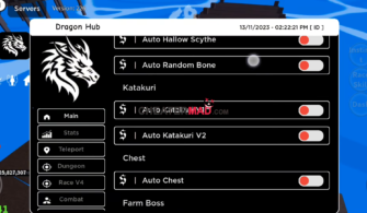 Blox Fruits Dragon Hub Script | Mobile Autofarm, Esp and More – 2023