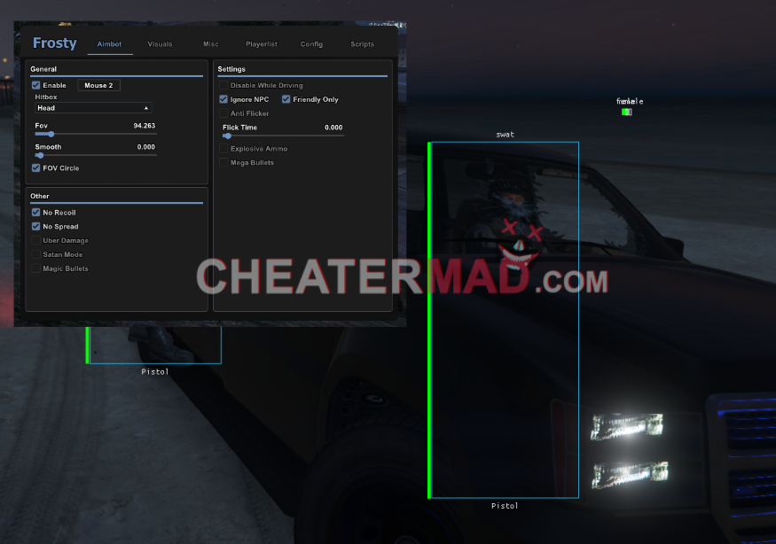 free gta 5 online hack frosty mod menu v2.0 | aimbot, visuals & more 1 free gta 5 online hack