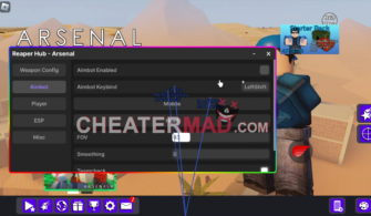 Roblox Arsenal Hack Script 2024 | Arsenal Free ESP and Aimbot Reaper GUI
