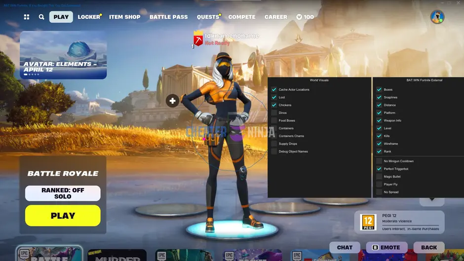 free cheat for fortnite | aimbot & esp | bat.win 1 free cheat for fortnite