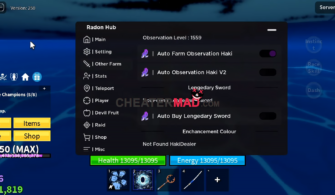 Blox Fruits Radon Hub Script (Roblox Mobile Hack)