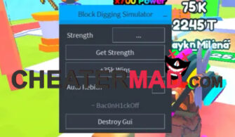 Block Digging Simulator Bacon Script: Roblox Mobile Gui 2024