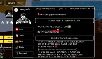 Blox Fruits Ganteng Hub Script: Roblox Mobile Hack