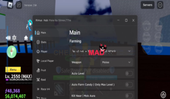 Blox Fruits Rimus Hub Script: Roblox Mobile Gui (2024 Autofarm and More!)
