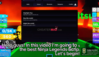 Ninja Legends Extreme Hub Script: AutoFarm, Auto Race and More! (Mobile Gui 2024)