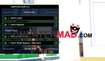 Blox Fruits Baptuoi Hub Script: Roblox AutoFarm and More! v2 Gui